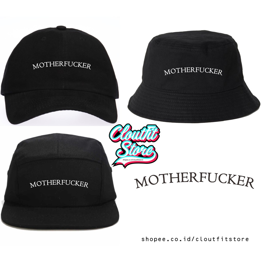 Motherfucker Mother Fucker Snapback Embroidery Hat 5 Panel Baseball Cap