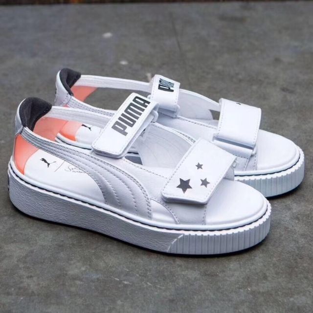 puma platform sandals