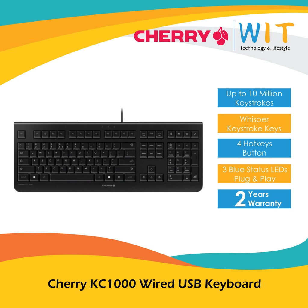 Cherry KC1000 Wired USB Keyboard