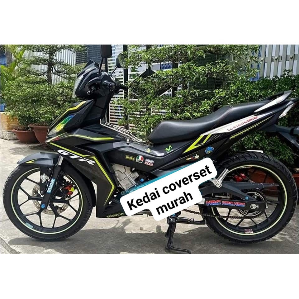 STICKER COVERSET RS 150 GTR BLACK GREEN HONDA RS150R | Shopee Malaysia