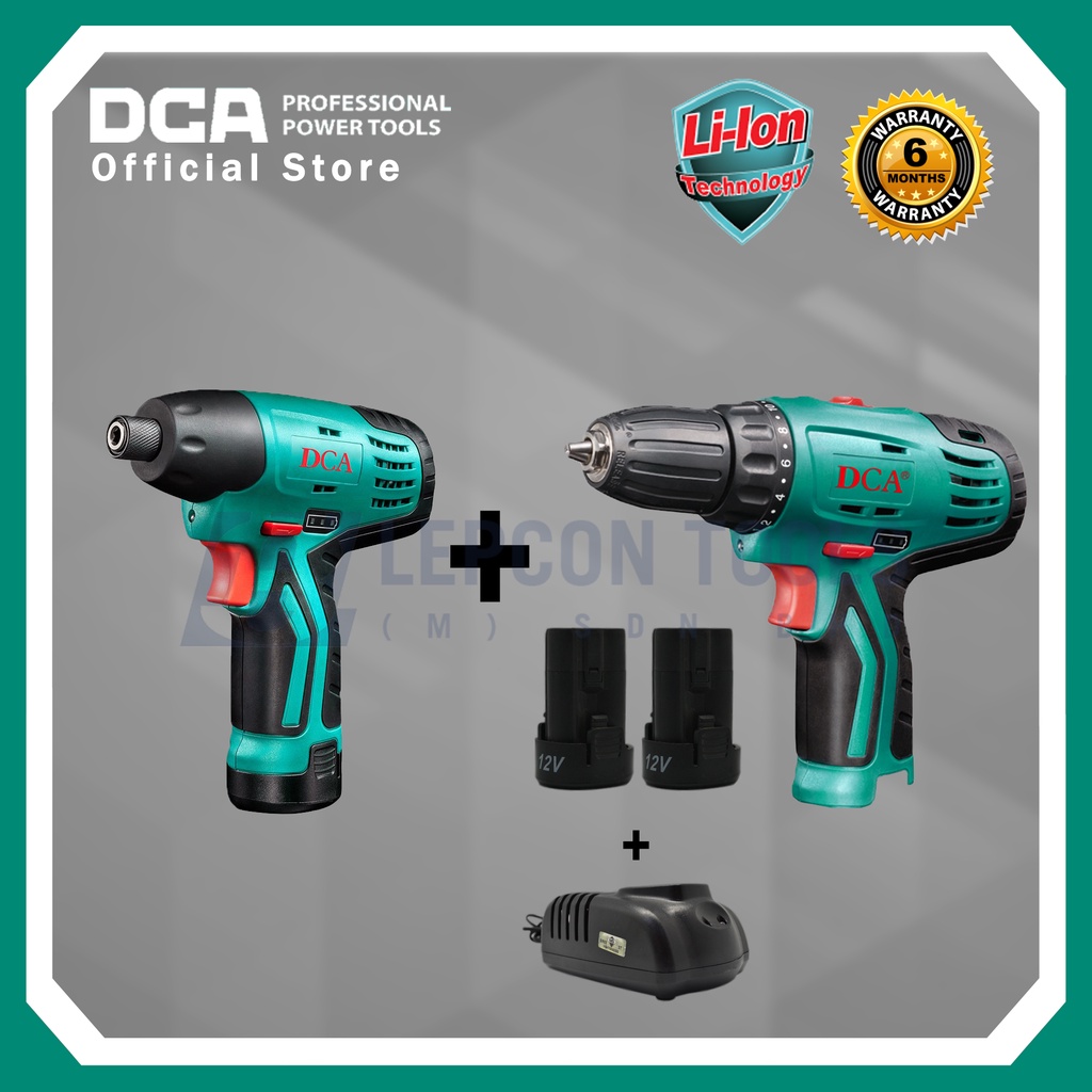 DCA COMBO KIT 01 (ADPL028 CORDLESS IMPACT DRIVER + ADJZ1010 CORDLESS