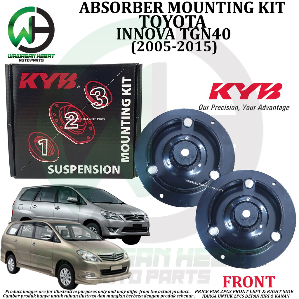 Toyota Innova Tgn40 Front Absorber Mounting Strut Mount Kyb Kayaba Original 2005 2015