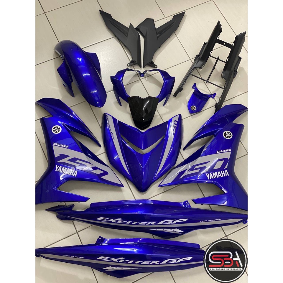 COVER SET Y15ZR EXCITER BIRU GP DPBMC 2021 COVERSET PREMIUM EDITION