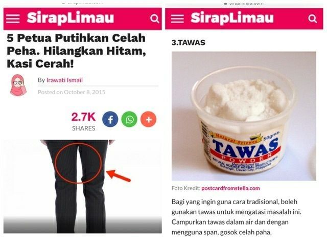 Original Tawas Powder Pemutih Ketiak Celah Paha 50gram Shopee Malaysia