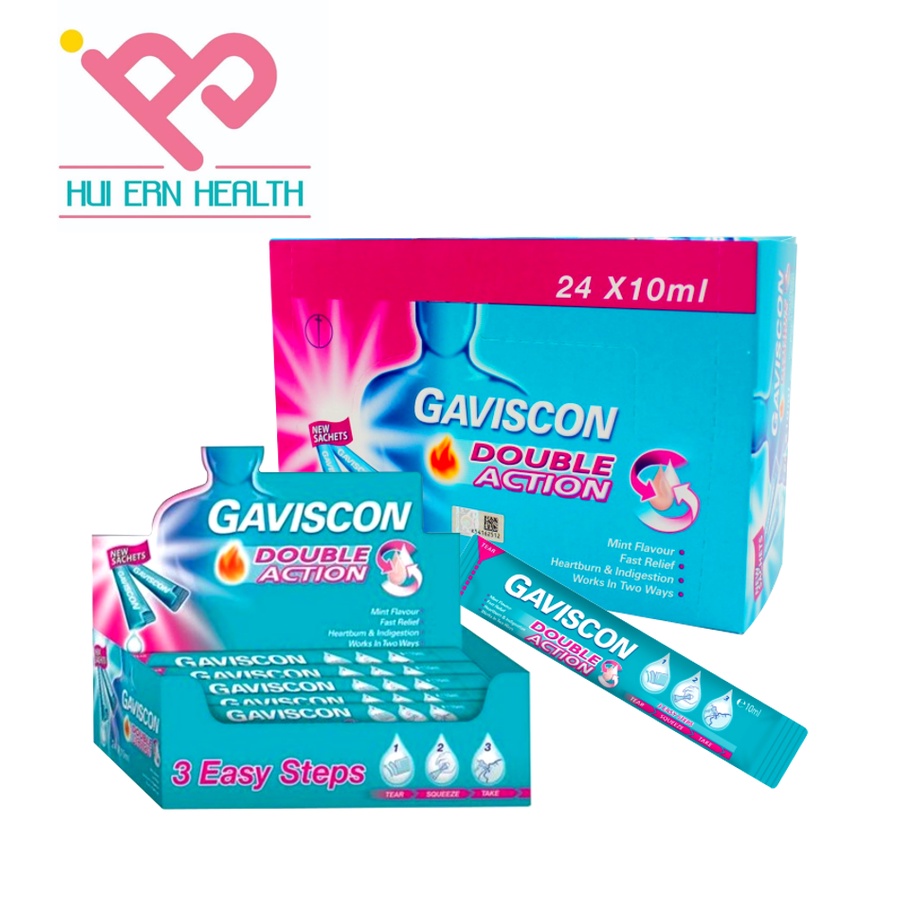 Gaviscon Liquid Sachet / Double Action 10ml Shopee Malaysia