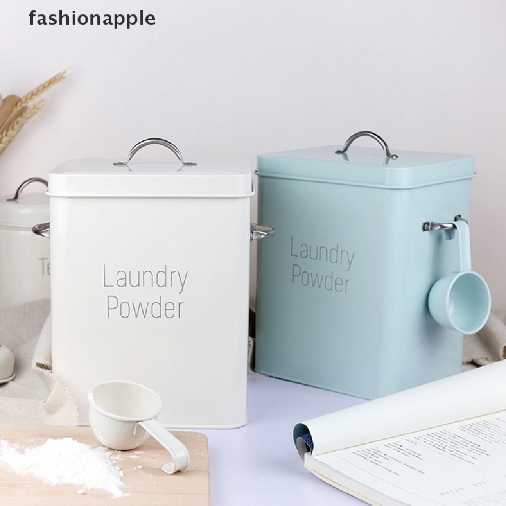 FAMY New Laundry Detergent Powder Storage Box Laundry Container Washing
