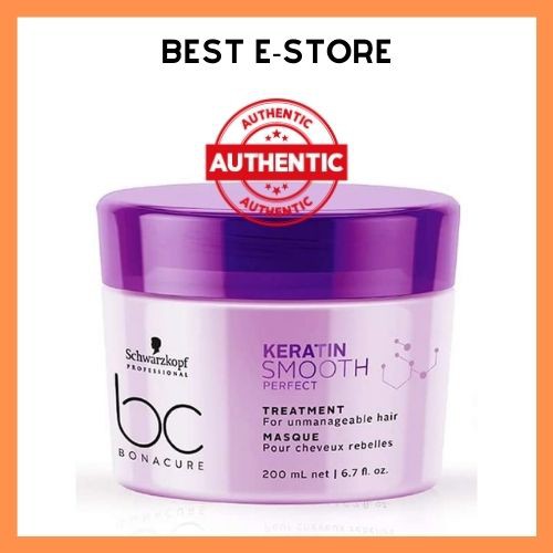 READY STOCK) SCHWARZKOPF BC Keratin Smooth Perfect Treatment Mask (200ml) |  Shopee Malaysia