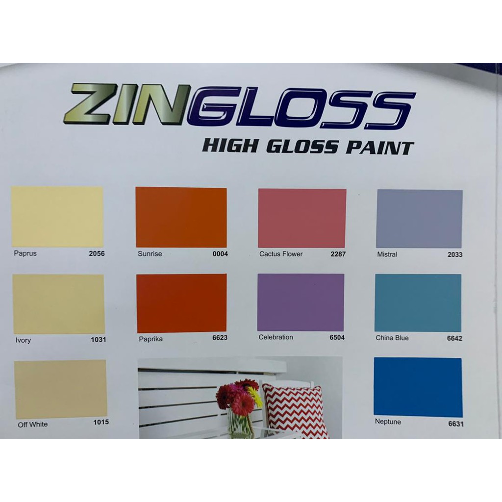 ZINXER HIGH GLOSS PAINT 1LT WOOD & METAL Shopee Malaysia