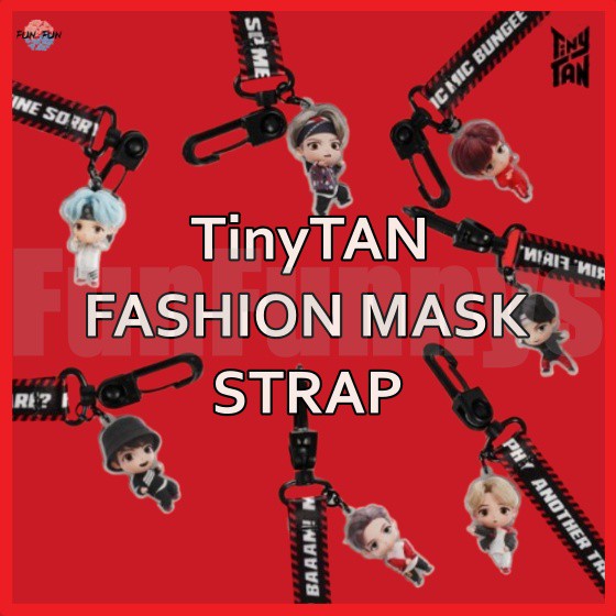 [BTS] Korean K-POP BTS TinyTAN Fashion Mask Strap Genuine Product