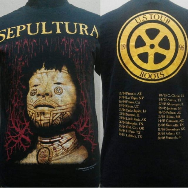 sepultura roots t shirt
