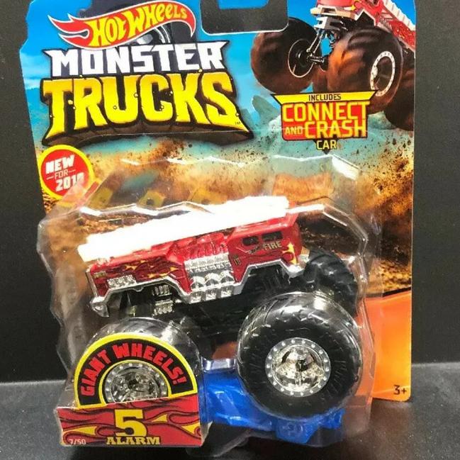 5 Alarms Hot Wheels Monster Trucks diecast Trucks Hotwheels | Shopee