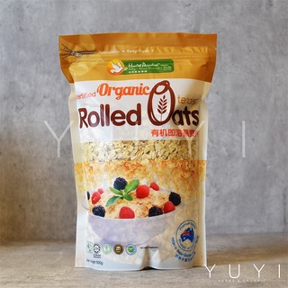 【Health Paradise】Certified Organic Rolled Oats - 500g