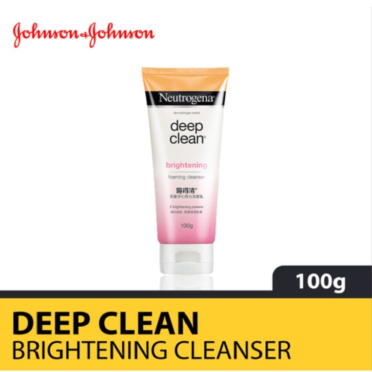 Neutrogena Deep Clean Brightening Foaming Cleanser 100g