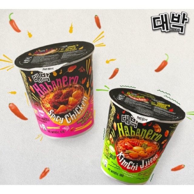 (Buy 1 FREE 1) Mamee Daebak Habanero Ghost Pepper Kimchi Jjigae / Spicy