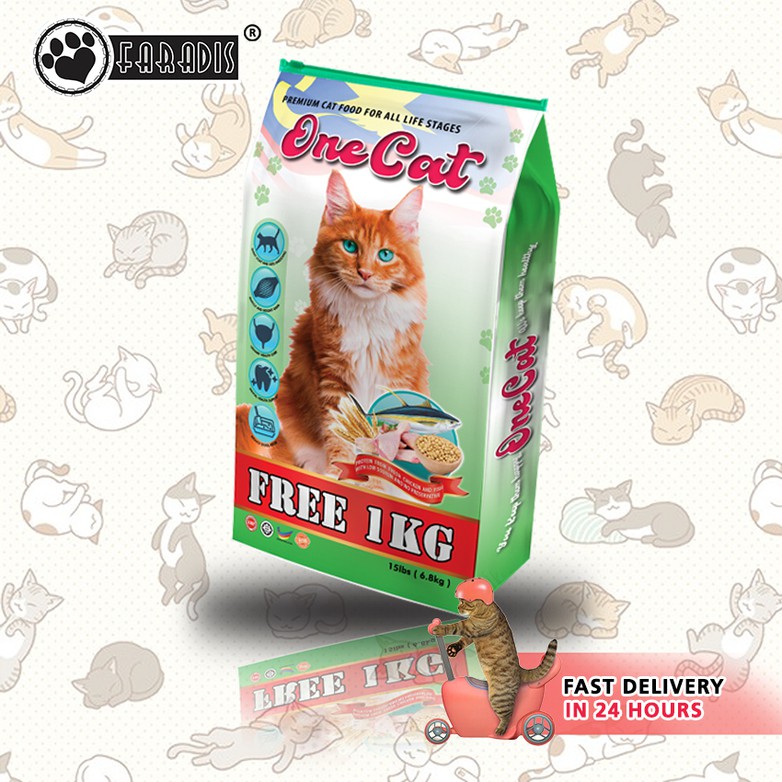 Makanan kucing MALAYSIA ONECAT Premium Cat Food 7.8KG Shopee Malaysia