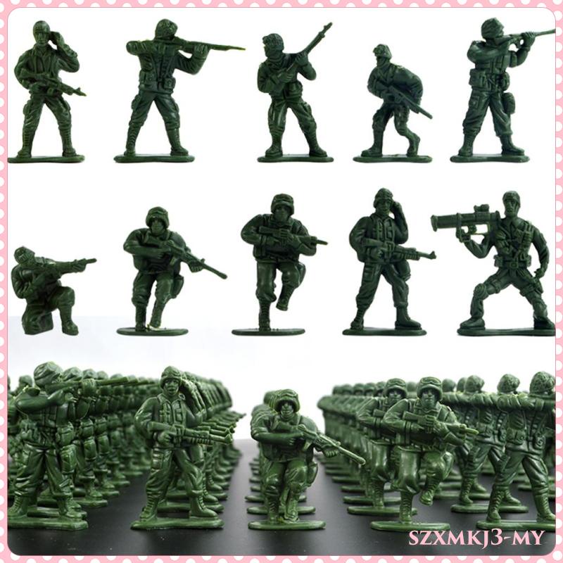 Pavilion Whistle 10PCS Military Model Scene Toy Soldiers Army Men Accessory 