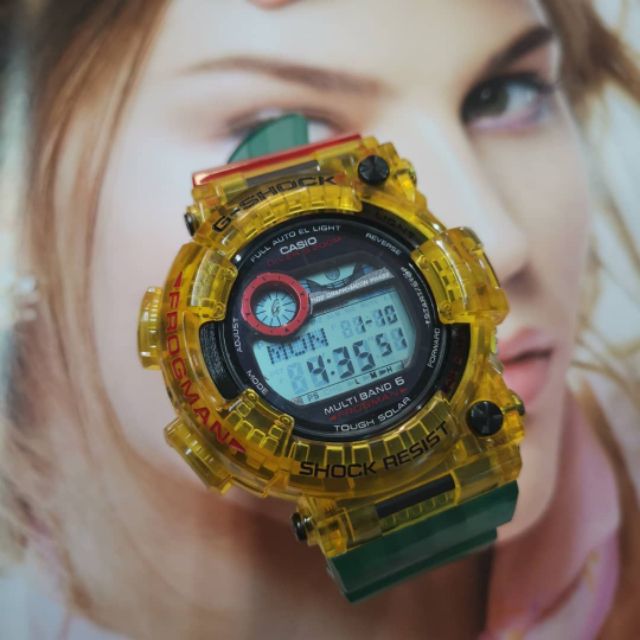 g shock frogman jelly rasta