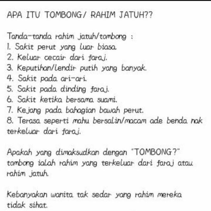 Rahim Jatuh Tombong Peranakkan Jatuh Rahim Kembang Sakit Ari Ari Jamu Peranakkan Jamu Kesuburan Shopee Malaysia