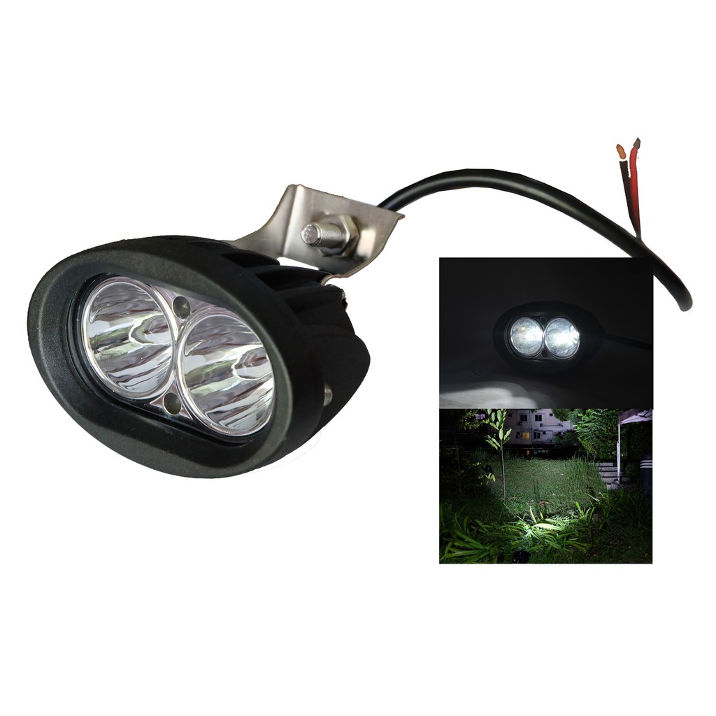 Automotive lamp Car Fog Spot Light or motorbike headlamp Twin LEDs