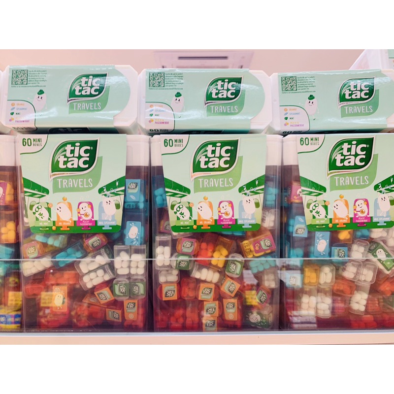 TIC TAC TRAVELS 60 MINI BOXES | Shopee Malaysia