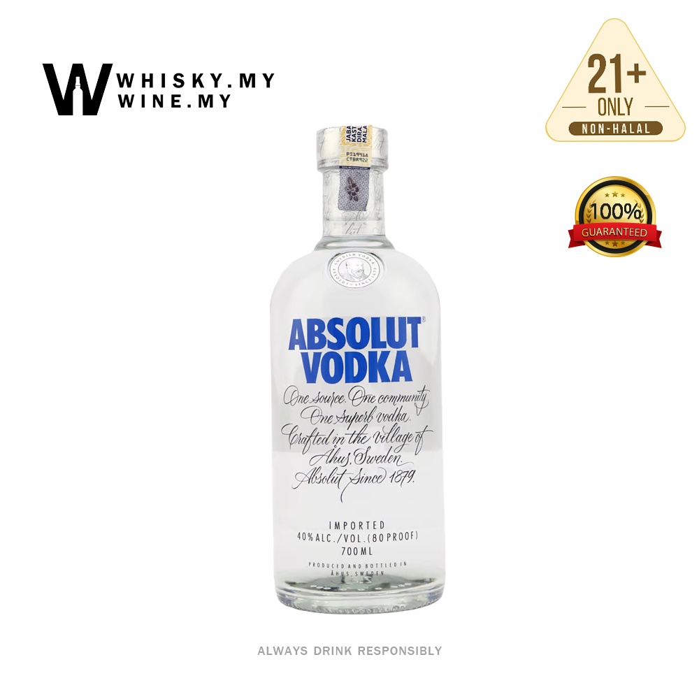 The ABSOLUT Vodka Origin (700ml) Shopee Malaysia
