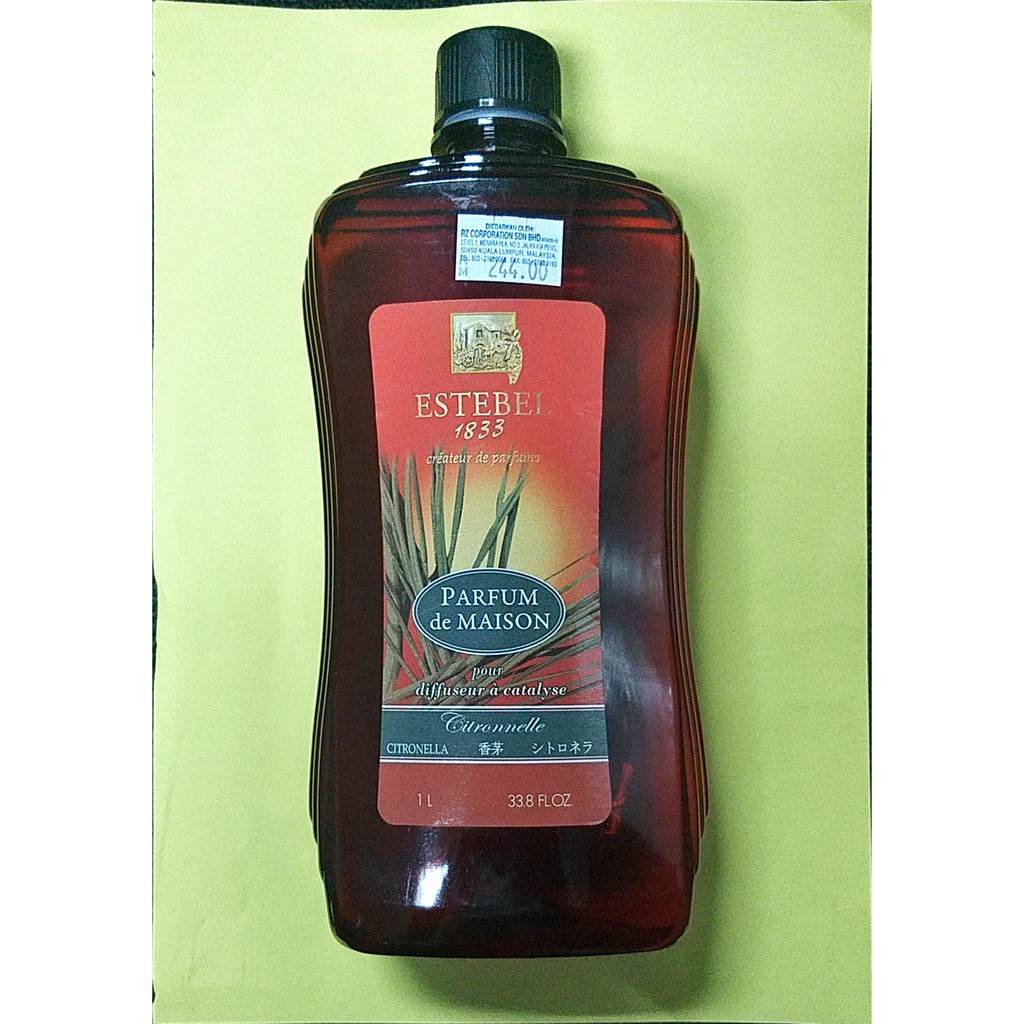 ESTEBEL 1833 AROMATHERAPY 1L MADE IN FRANCE ORIGINAL NEW BST Shopee