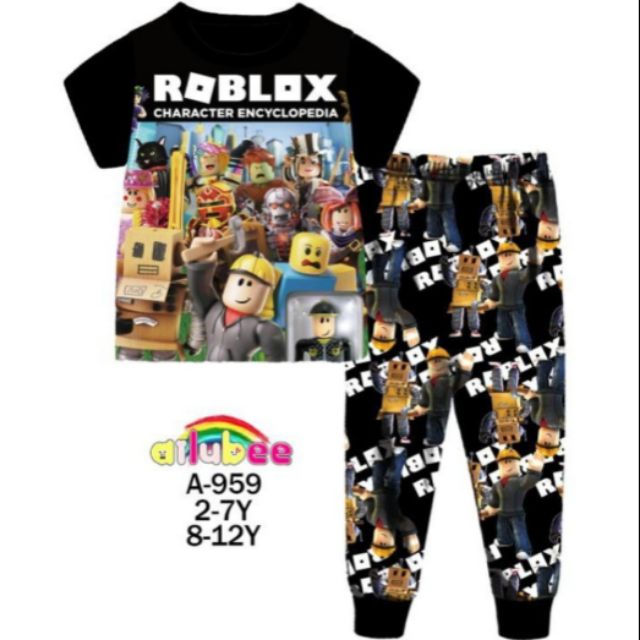 Pyjamas A959 Ailubee Roblox Shopee Malaysia - pijama de roblox