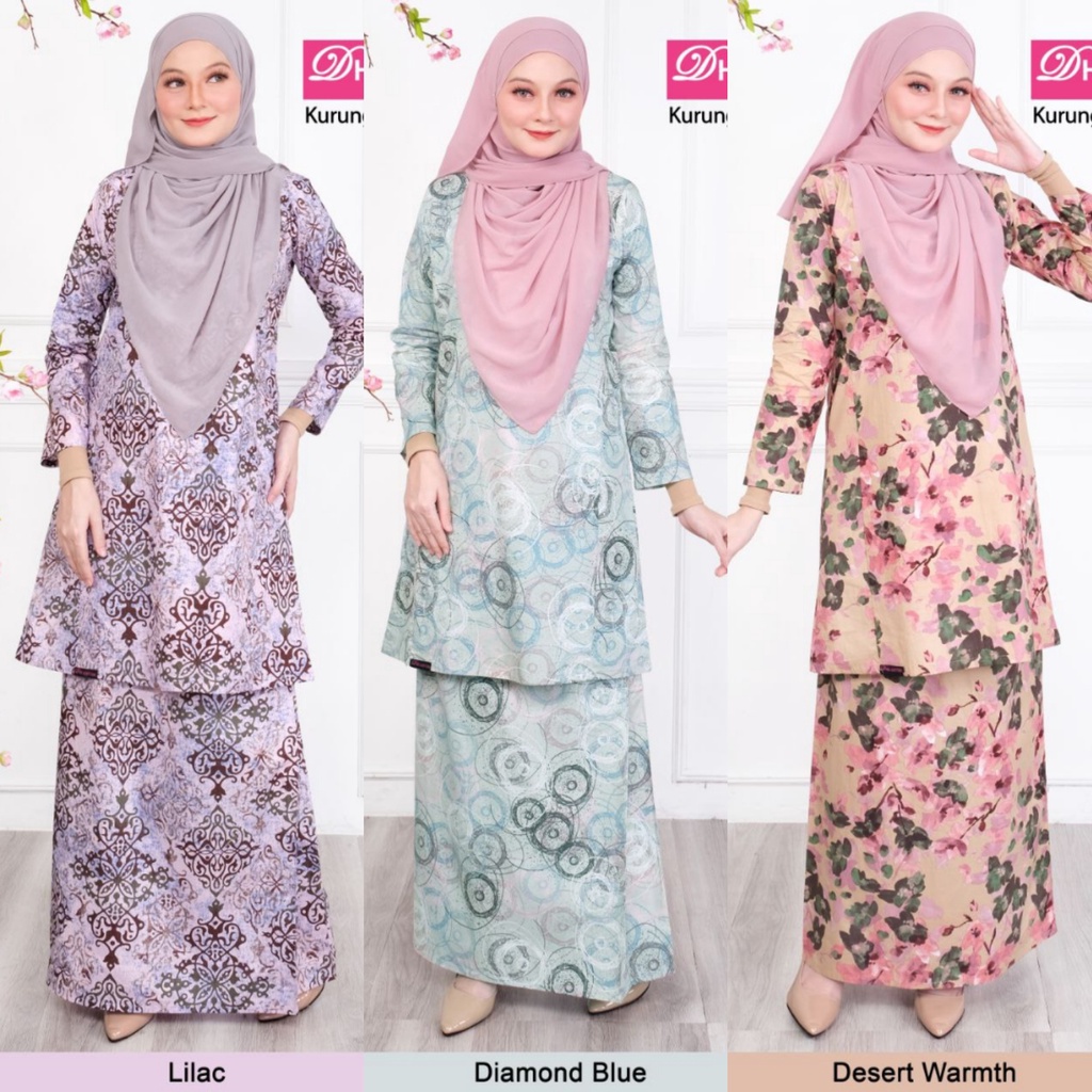 Baju Kurung Pahang Dhia Cotton