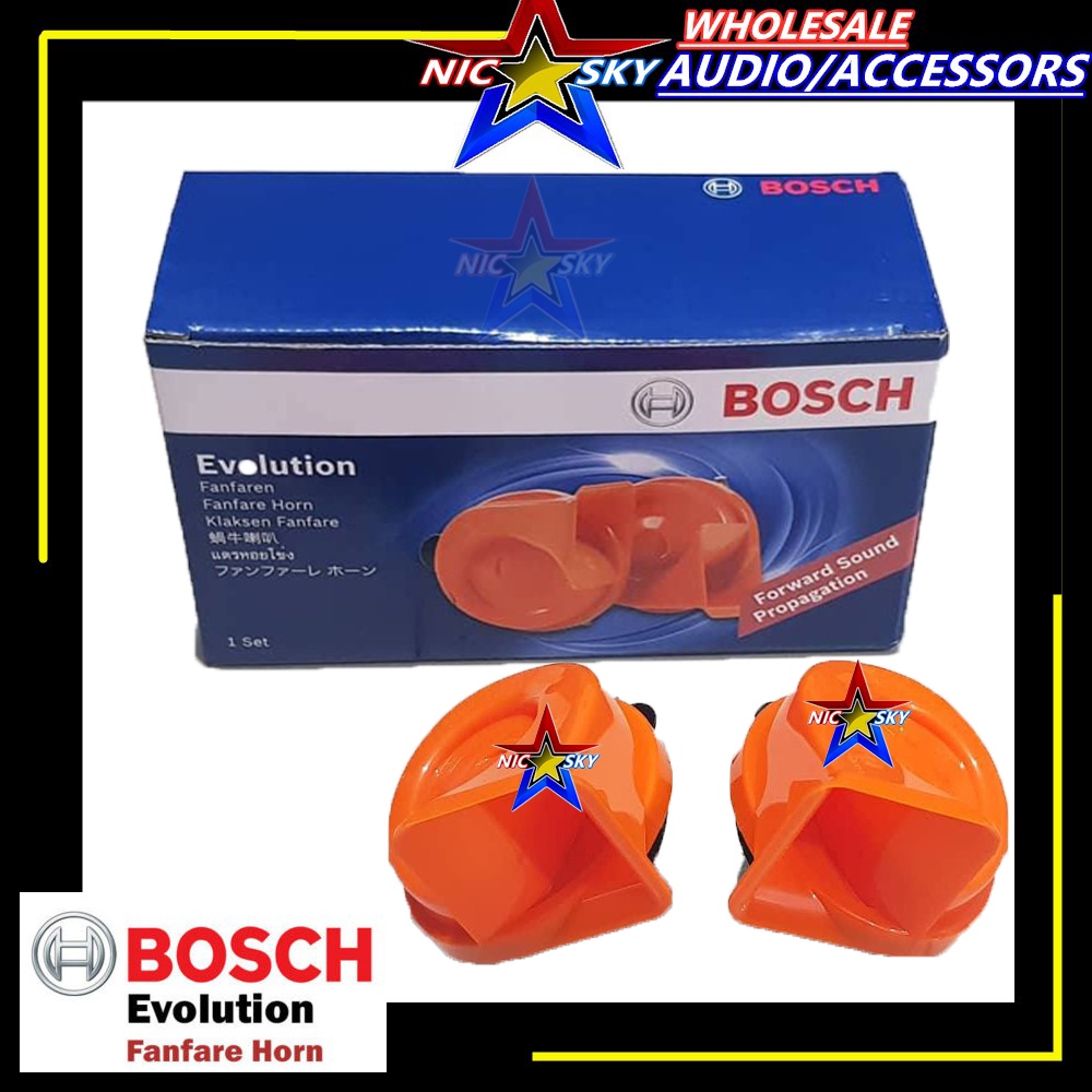 ORLIGINAL BOSCH BM HORN EC12-C STRIDER 12V FANFAREN COMPACT PLUS BM HORN EC12C kereta horn alza iriz wira saga myvi vios