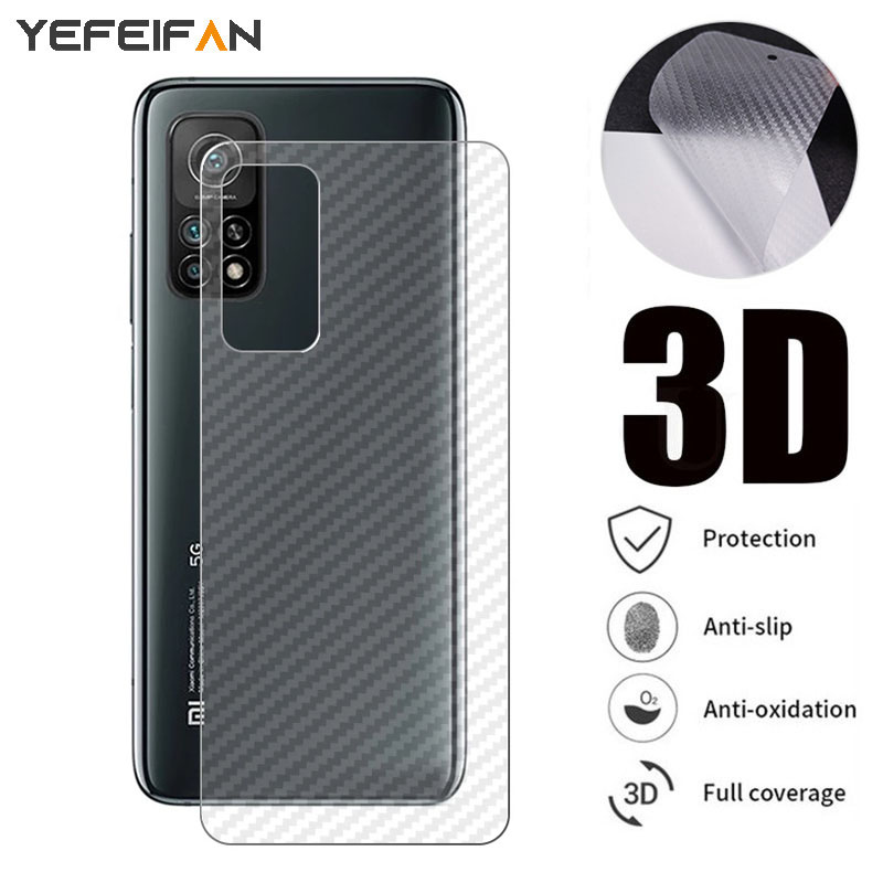 Redmi Note 10 Pro 3d Carbon Fiber Protective Sticker Screen Protector For Xiaomi Mi 10t Lite 11 1520