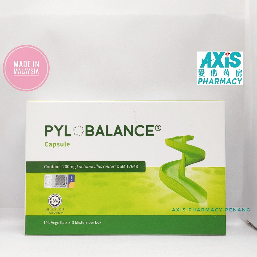 PYLOBALANCE 30 capsules Lactobacillus reuteri DSM17648 Exp10/2023