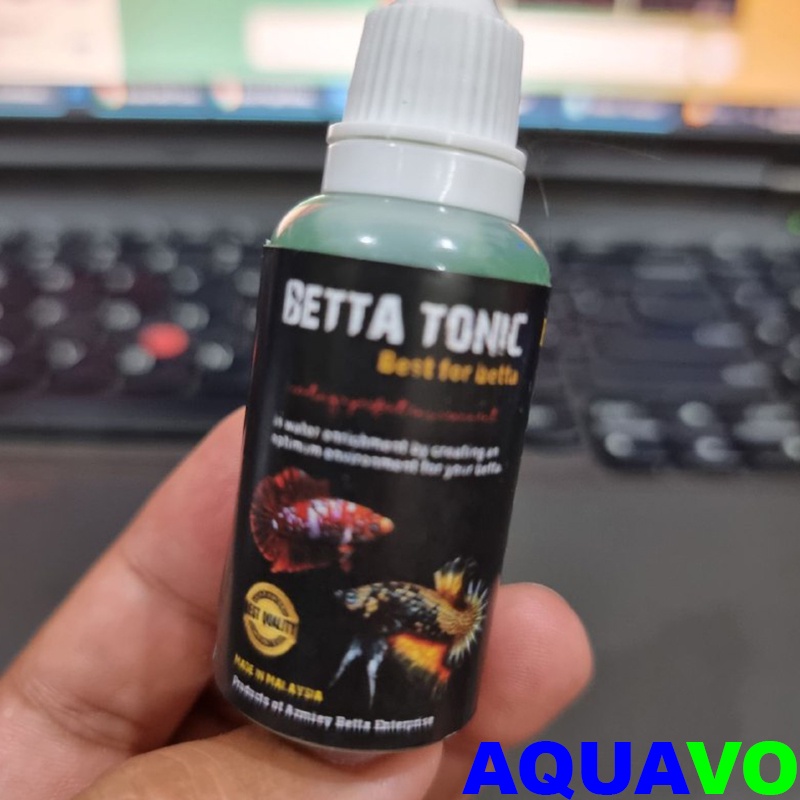BETTA TONIC / BETTA TONIC PRO (BEST FOR BETTA) (BEST FOR COLOR ENHANCED) formula diperkayakan untuk Betta Fish Ikan Laga