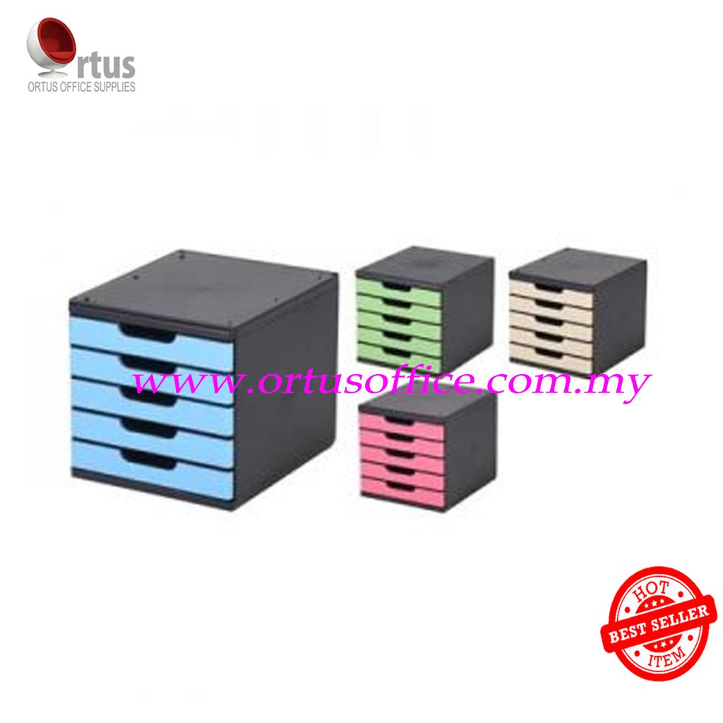 5 Tiers Document Drawer A4 Paper Plastic Drawer Document