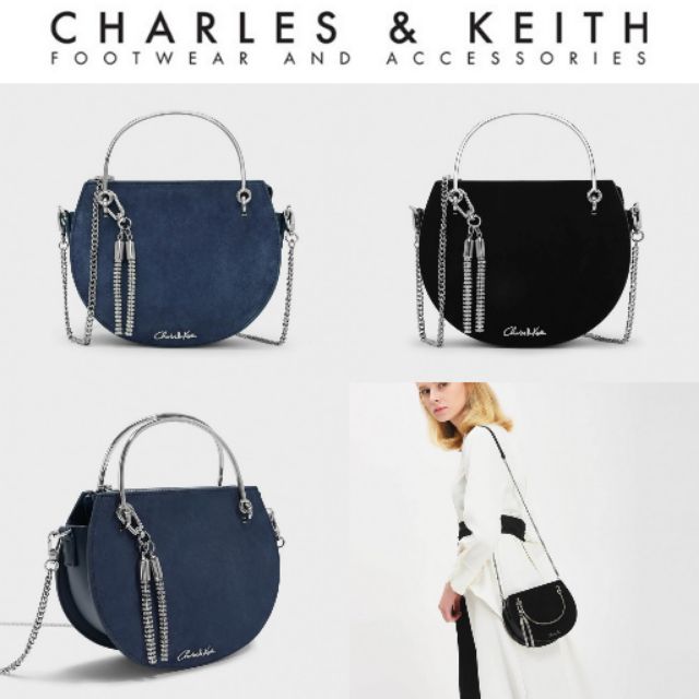 charles and keith suede bag