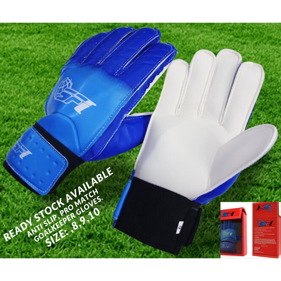 AntiSlip Football Goalkeeper Glove "Kids & adult"/Goalie gloves, Size