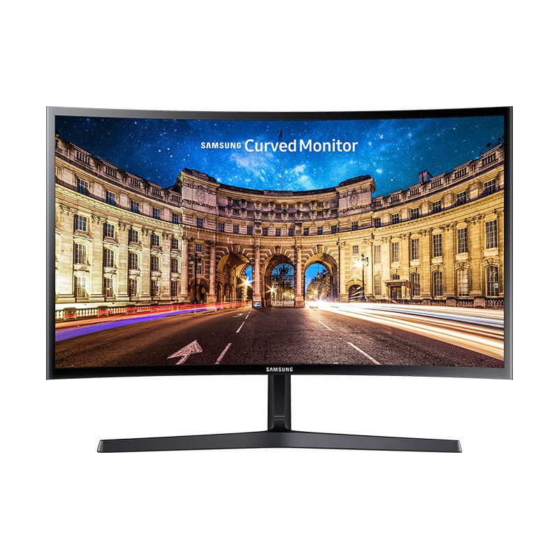 Samsung 24-inch curved display curved screen C24F396FHC gaming desktop ...