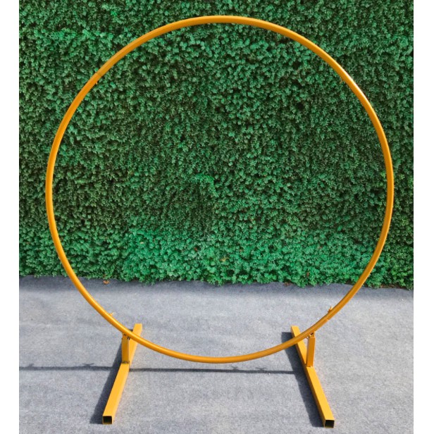 Buy Circle Wedding Arch Background Iron Shelf Decorative Props Diy Round Party Background Round Arch Balloon Seetracker Malaysia
