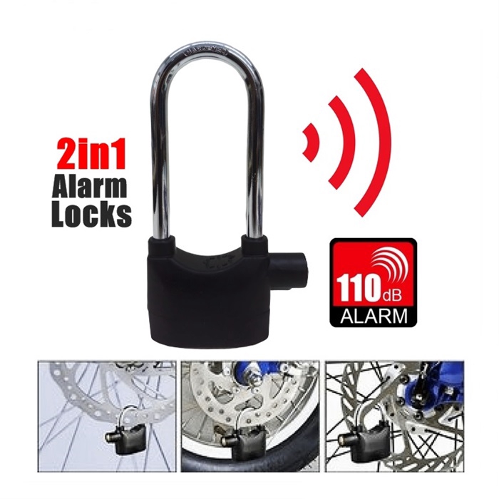 bike siren lock