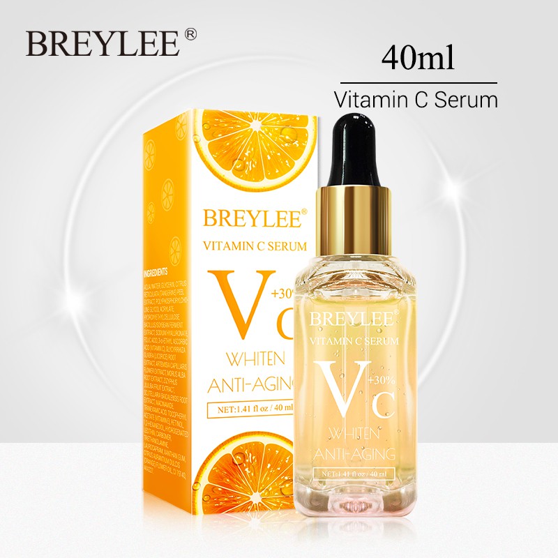 BREYLEE Vitamin C Serum 40ml Whitening Face Skin Care Dark Spots Repair ...