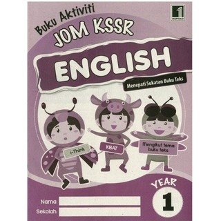 Buku Aktiviti Kssr Bahasa Inggeris Tahun 1 Tahun 2 Shopee Malaysia