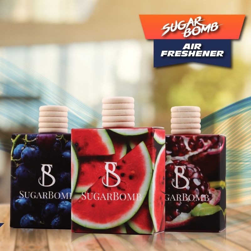 ORIGINAL🔥 PERFUME KERETA SUGARBOMB AIR FRESHENER 100 SUGAR BOMB
