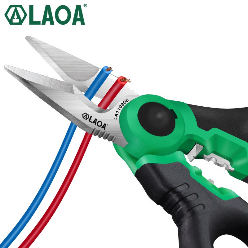 Buy LAOA Electrician Scissors 6 7 Inch Wire Cutter ...