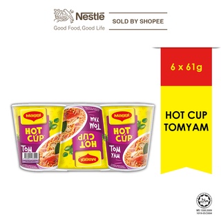MAGGI Hot Cup - Tom Yam (61g x 6) [Expiry date: 31/07/2022]