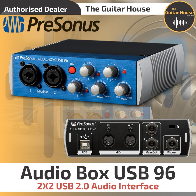 Presonus audiobox usb 96 обзор