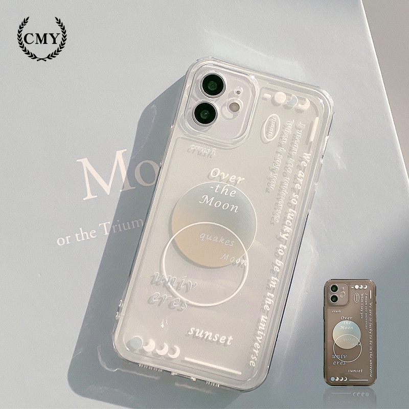 casing iphone 11 Creative moon tpu Phone Case For iPhone 11 Pro Max X Xr Xs Max 7 8 Plus Se 2020 12 pro max 12 mini 13 pro max 13 mini