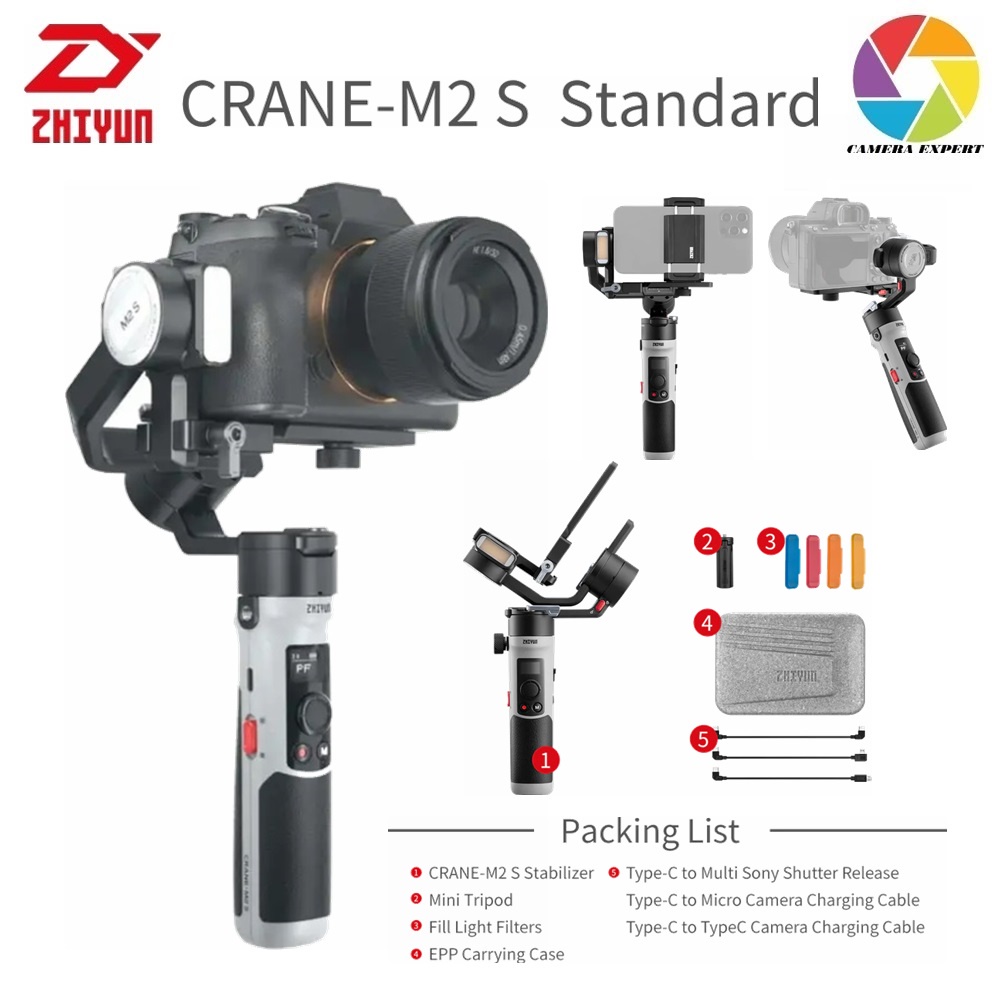 Zhiyun CRANE M2S 3Axis Handheld Gimbal Stabilizer Shopee Malaysia