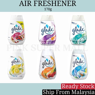 Glade Solid Gel Air Freshener 170g/ Pewangi Bilik/ Pewangi Gel/ Pewangi Tandas