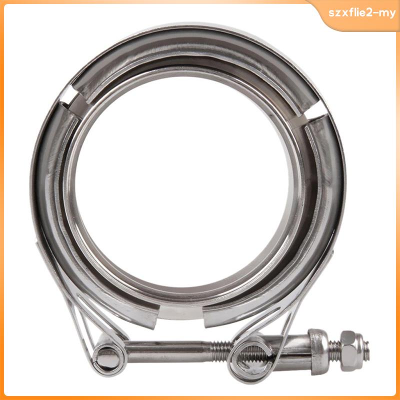 4.5 Inch Exhaust V Band Clamp 4.5 Stainless Steel 304 Quick Release V-Band Turbo Downpipe Clamp 