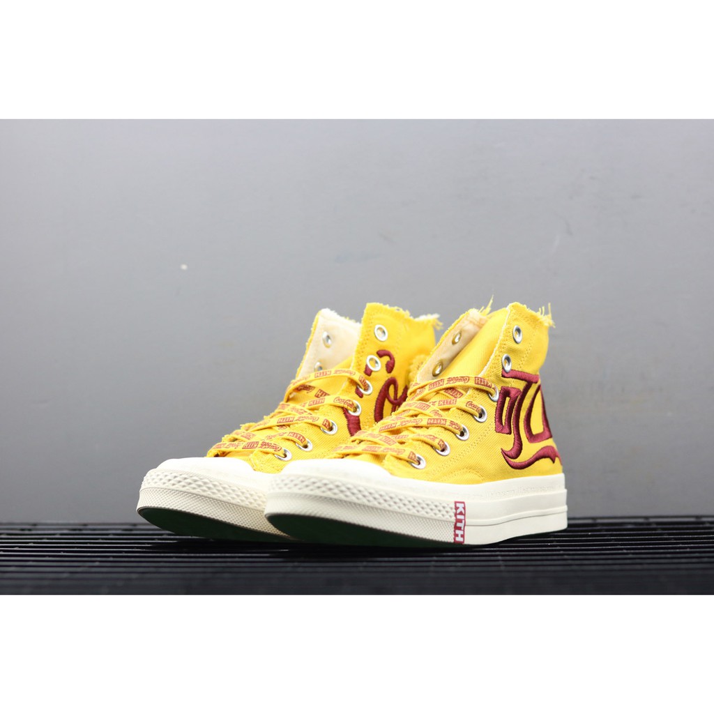 coca cola converse yellow