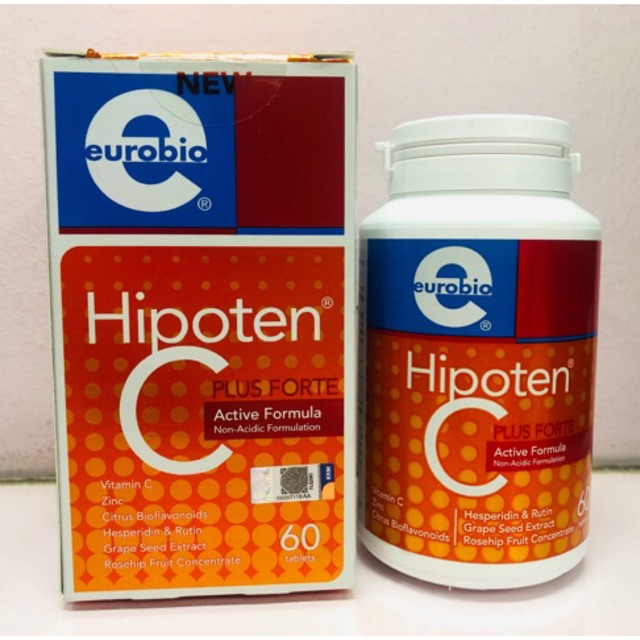 Eurobio Hipoten C Plus (60 tablets) | Shopee Malaysia